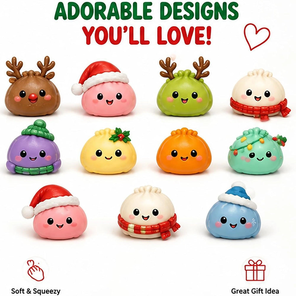 Adorable squishy dumpling designs